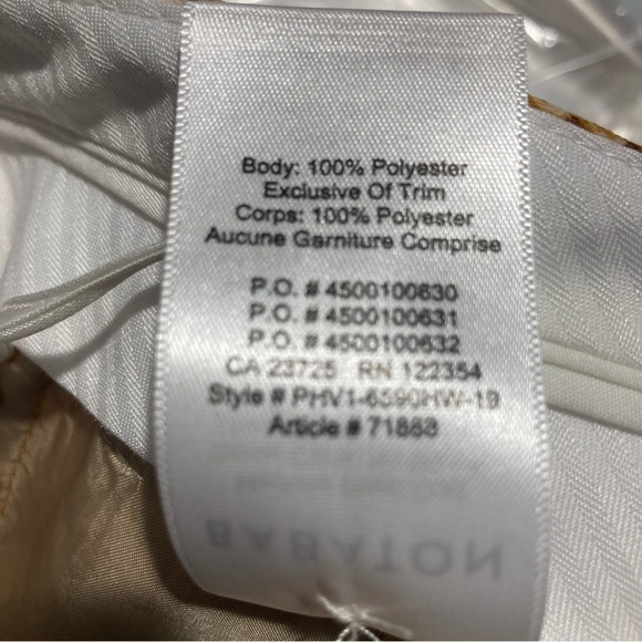 BABATON Sz 6 Snake Skin Wide  Leg Pockets Zipper Closure Unlined Trouser Pants - Picture 9 of 10